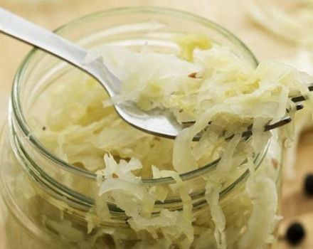 4 besten Rezepte für die Herstellung von Sauerkraut ohne Salz
