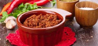 16 steg-för-steg recept för varm peppar adjika för vintern