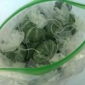 Szabályok a sült saláta kitûnõ otthon téli elkészítésére, valamint a zöldek fagyasztóban és hûtõben történõ tárolására vonatkozó tippek