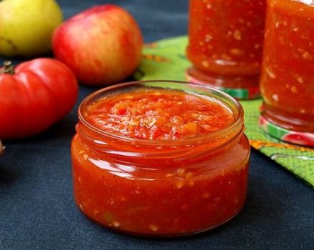 15 recepten voor het koken van Tomato Fire voor de winter