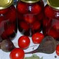 Pomidorų konservavimo su burokėliais receptai žiemai