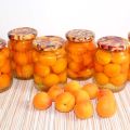 Topp 10 recept för att göra aprikoser i sirap för vintern med skivor
