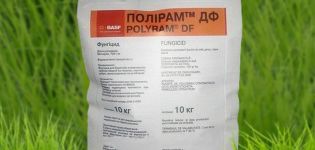 Instruktioner för användning av fungicid Poliram och konsumtionshastigheter