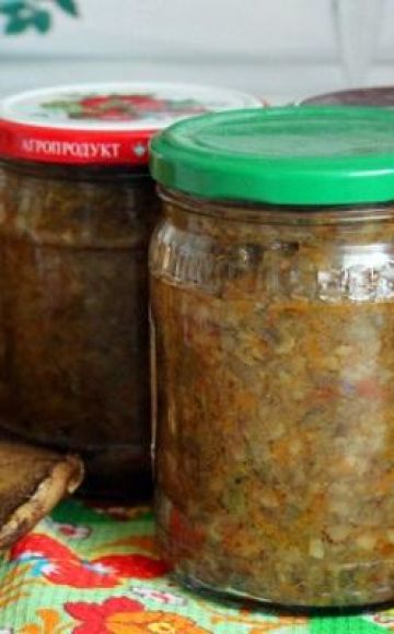 19 heerlijke recepten voor het maken van kaviaar van gezouten bospaddestoelen