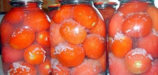 Pomidorų konservavimo sniege su česnakais receptas žiemai