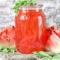 Paprastas arbūzų kompoto gaminimo žiemai receptas
