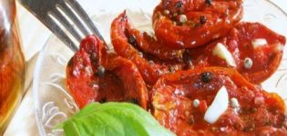 Recept för att skörda soltorkade tomater för vintern från Julia Vysotskaya