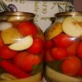 Rezepte zum Einmachen von Tomaten mit Äpfeln für den Winter lecken Sie sich die Finger
