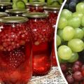 Een eenvoudig recept voor druivensap in huis voor de winter