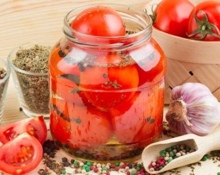 Paprastas desertinių pomidorų su svogūnais virimo žiemai receptas