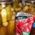 Рецепти за краставце са кечапом чилијем за зиму у литарским стакленкама
