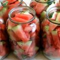 Recept för konservering av vattenmeloner för vintern utan sterilisering