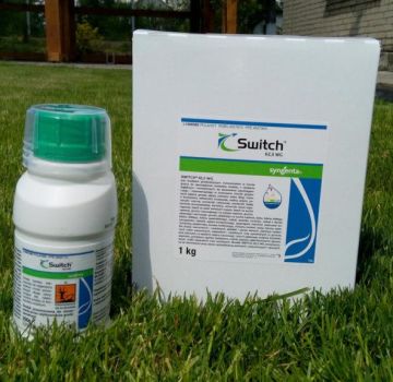 Instructions for the use of fungicide Switch, consumption rates and analogues
