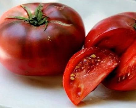 Charakteristiky a opis odrody paradajok Čierny Krym