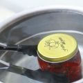 How to properly sterilize jars in a pot of water before canning