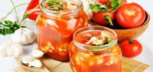Recepty krok za krokom na varenie zeleniny v paradajkovej šťave na zimu