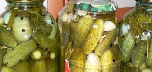 Een stapsgewijs recept voor het beitsen van komkommers in een dorp voor de winter in potten