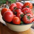 Egenskaper och beskrivning av tomatsorten Azhur f1, dess utbyte