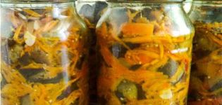 3 bästa recept för att göra aubergine med morötter för vintern