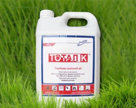Pokyny pro použití herbicidu s nepřetržitým účinkem Celkem