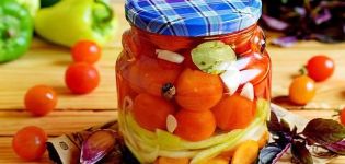 Recipes for pickled tomatoes with sweet bell peppers for the winter