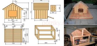 Цртежи за стварање куће за гуске и патке властитим рукама, план оловака