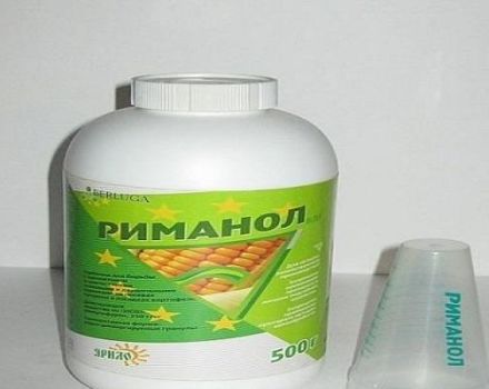 Instructions for use and spectrum of action of the herbicide Rimanol, how to prepare a working solution
