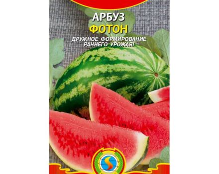 Beskrivning av olika vattenmelon Foton, odlingens egenskaper och finesser, utbyte