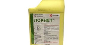 Instructions for use of the herbicide Lornet, consumption rates and analogues