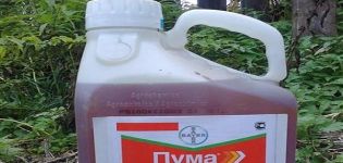 Norādījumi par herbicīda Puma Super 100 lietošanu un zāļu patēriņa rādītāji