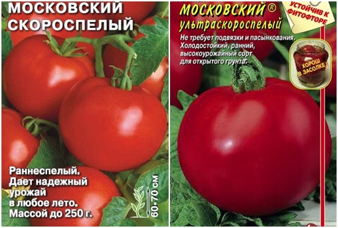 frø tomat Tomat Moskva ultra tidligt
