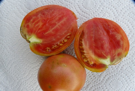 rezané paradajky