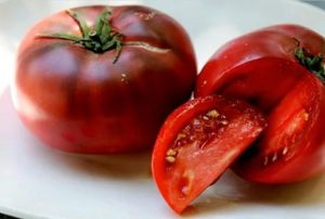 Charakteristiky a opis odrody paradajok Čierny Krym