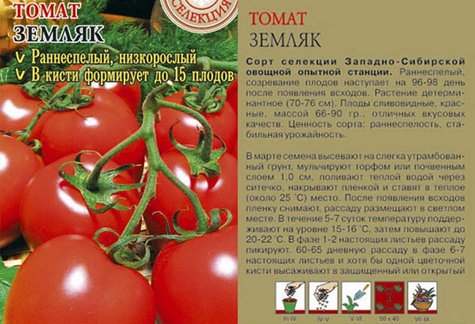 paradajkové semená Countryman