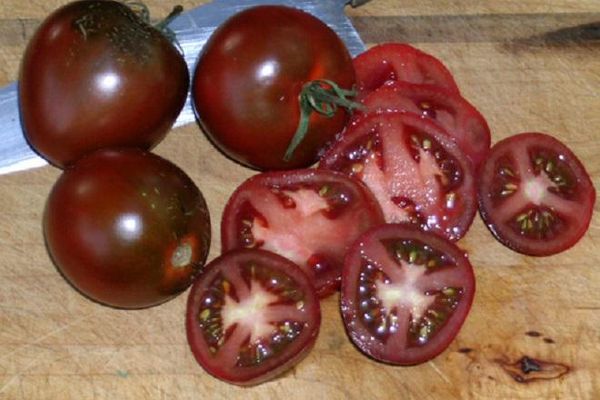Červenkasté paradajky