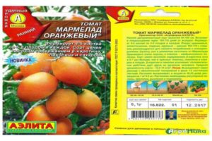 Opis a charakteristika odrôd paradajok Pomarančová marmeláda