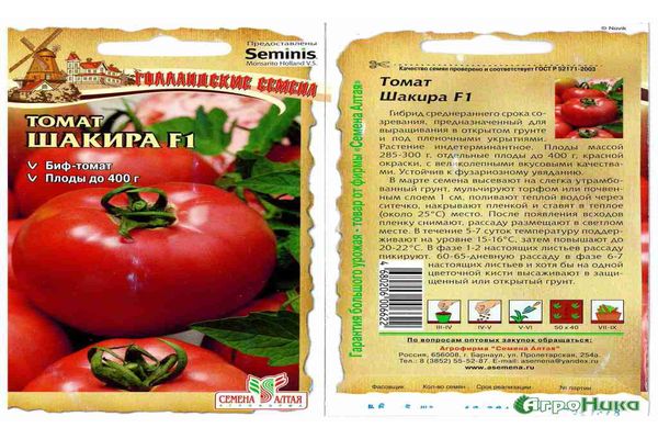 tomate shakira