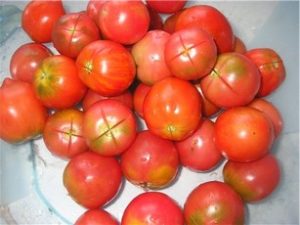 Descrizione della varietà di pomodoro Kolkhozny, delle sue caratteristiche e della resa