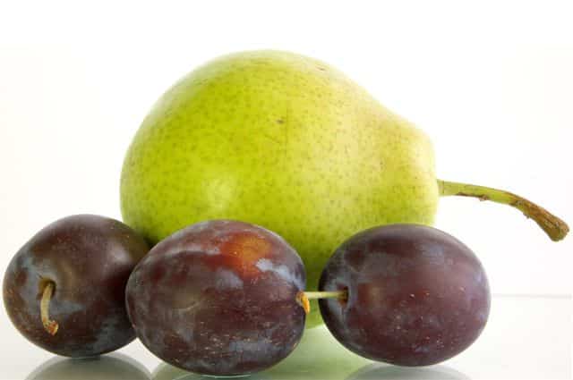 vyšnių slyva su kriaušėmis