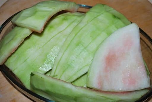 watermeloen schil