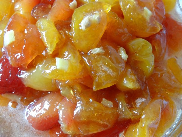 Aprikosdrift med mandlar och citron