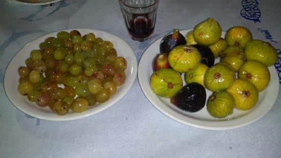 figos ir vynuogės