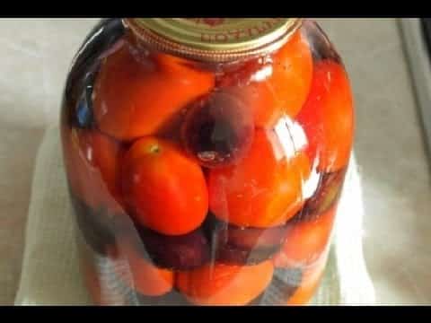 tomater och plommon