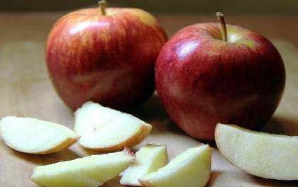 supjaustyti obuoliai