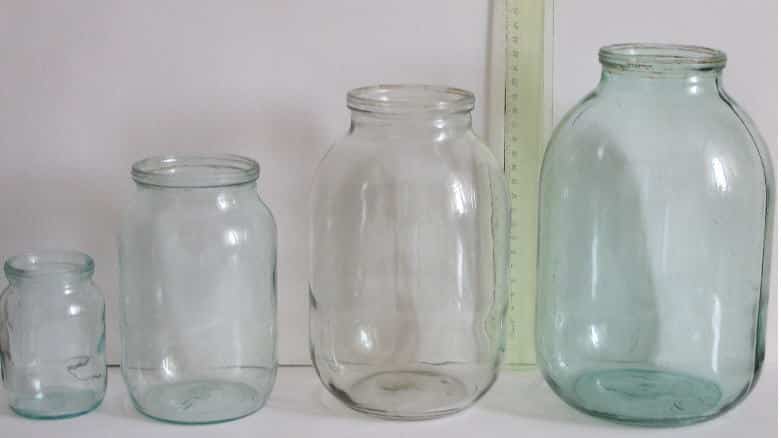 sklenené poháre