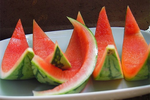 vattenmelon skal