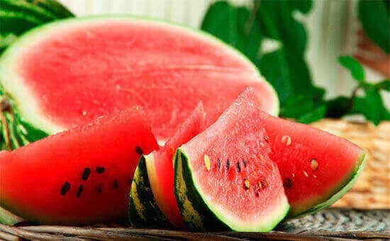 skivor vattenmelon