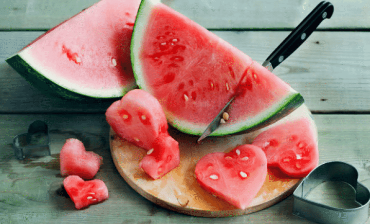 Scheiben Wassermelone