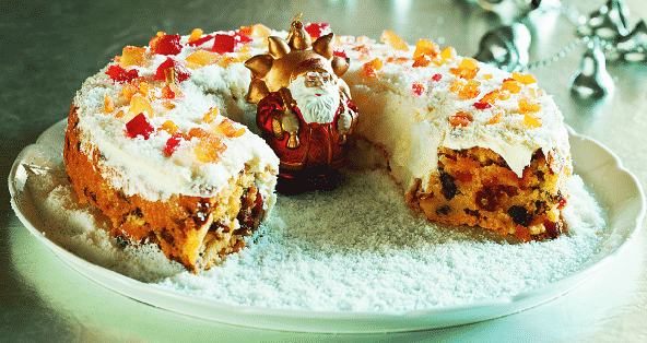 Engelse kerst cupcake