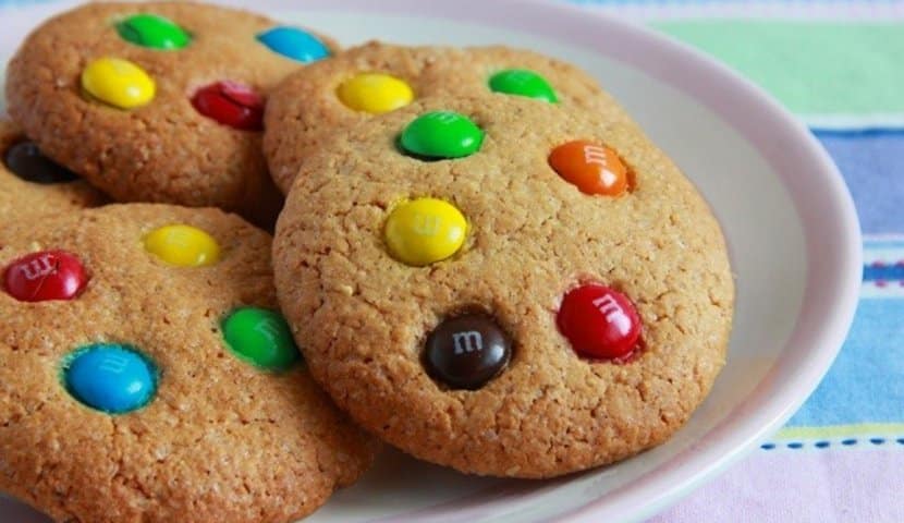 Cookies met M & M's